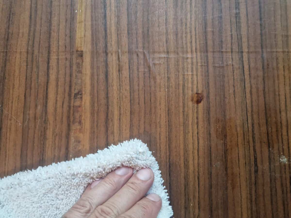 How to clean grime off wood furniture